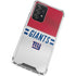 NFL New York Giants White Striped Galaxy A52 5G Clear Case